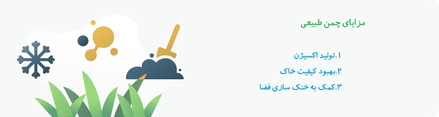 مزایای چمن طبیعی