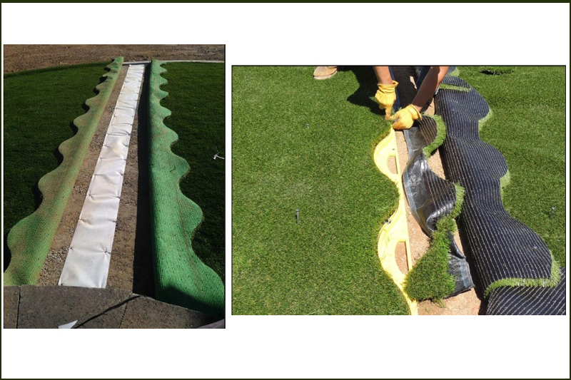 نحوه نصب چمن مصنوعی