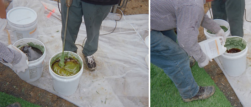 نحوه نصب چمن مصنوعی