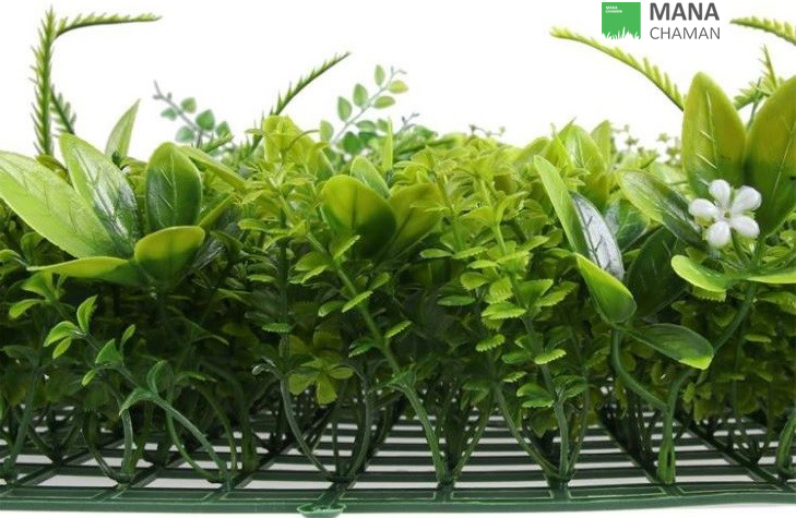 پنل دیوار سبز مصنوعی از نمای کناری