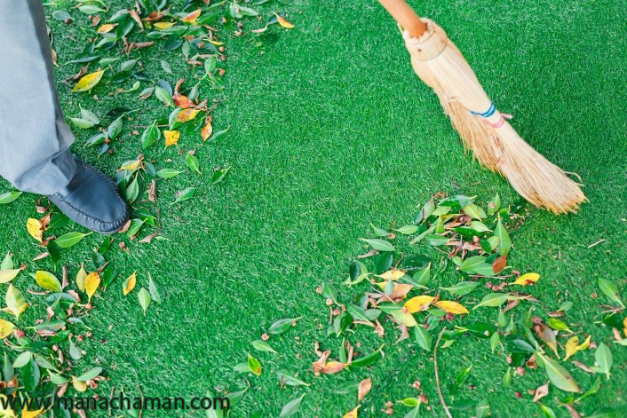 برگ درختان چمن مصنوعی دست دوم