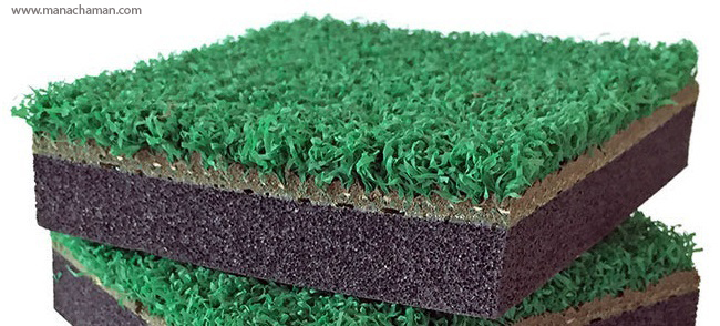 نخستین چمن مصنوعی جهان که در زمین بیسبال نصب شد