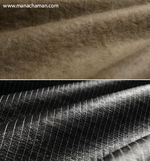 لایه نمدی و پارچه بافته بستر پشتیبان چمن مصنوعی