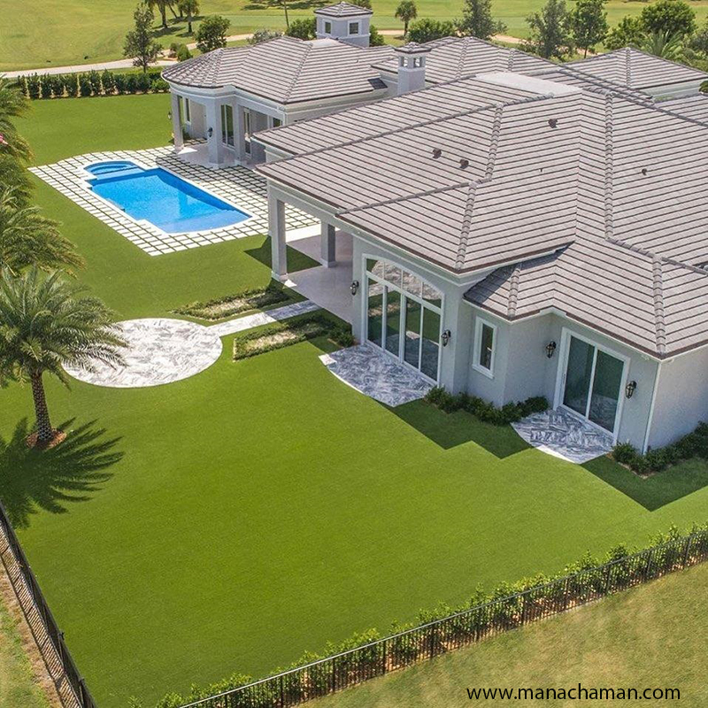 چمن مصنوعی فضای سبز ویلا