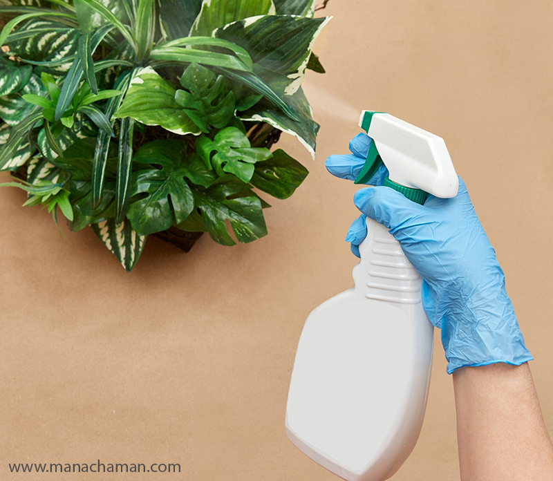 روش تمیز کردن گل مصنوعی 7