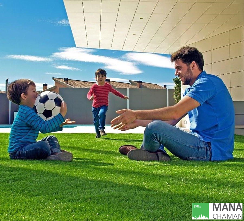 چمن مصنوعی حیاط ویلا 3