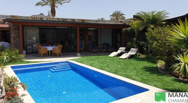 چمن مصنوعی حیاط ویلا 8