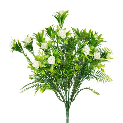 گیاه مصنوعی مدل بوته میخک سفید