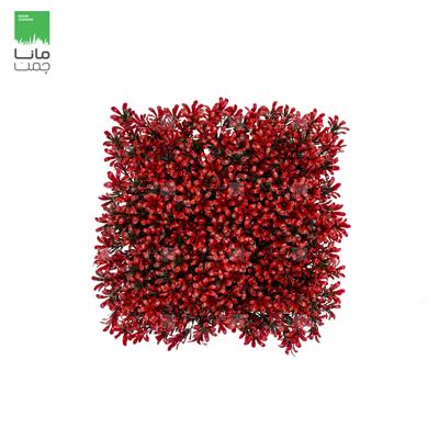 دیوار سبز مصنوعی مدل رزماری رنگ قرمز