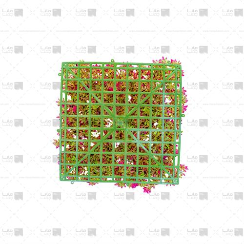 دیوار سبز مصنوعی مدل خورشیدی رنگ سرخابی و سبز