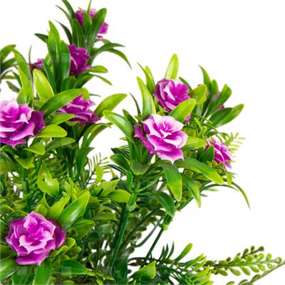 گیاه مصنوعی مدل بوته میخک سرخابی