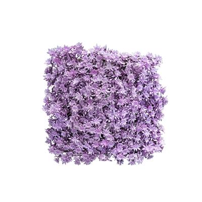 دیوار سبز مصنوعی مدل خورشیدی رنگ بنفش روشن و سفید