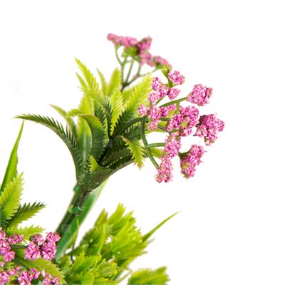 گیاه مصنوعی مدل بوته لیمونیوم صورتی