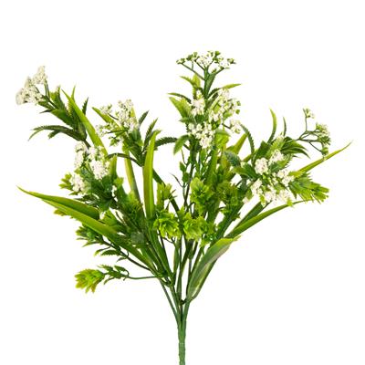 گیاه مصنوعی مدل بوته لیمونیوم سفید