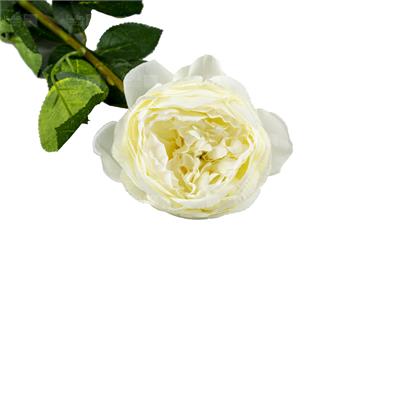 گل مصنوعی مدل رز رویال سفید