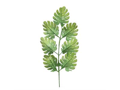 گیاه مصنوعی مدل برگ انجیر