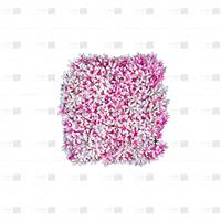دیوار سبز مصنوعی مدل رزماری رنگ صورتی و سفید ابعاد 25*25