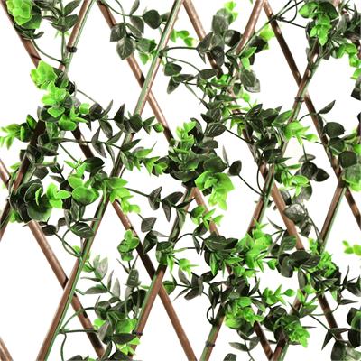 آکاردئون مونتاژ با ریسه گیاه مصنوعی ویولت سبز مدل 10-130