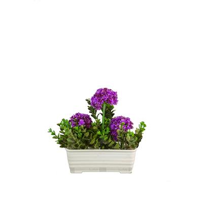 گلدان گل مصنوعی مدل شمعدانی 20 سانتی