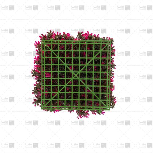 دیوار سبز مصنوعی مدل رزماری رنگ سرخابی