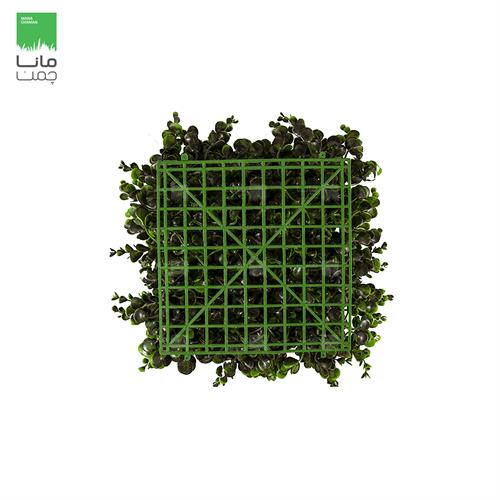 دیوار سبز مصنوعی مدل شمشاد سبز و مشکی