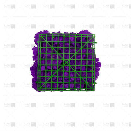 دیوار سبز مصنوعی مدل میخک رنگ بنفش