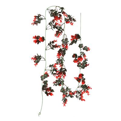 ریسه گل مصنوعی مدل ویولت سبز و قرمز