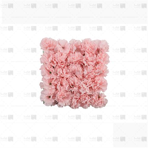 دیوار سبز مصنوعی مدل میخک رنگ صورتی