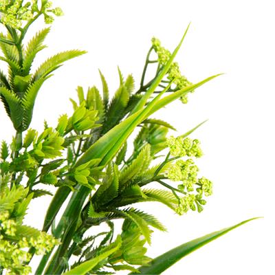 گیاه مصنوعی مدل بوته لیمونیوم سبز