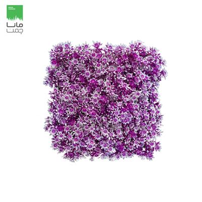 دیوار سبز مصنوعی مدل خورشیدی رنگ بنفش و سفید