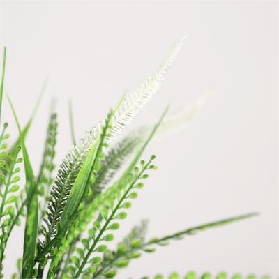 گیاه مصنوعی مدل بوته تزئینی دم روباهی با رنگ سفید