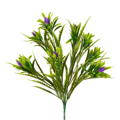 گیاه مصنوعی مدل بوته سیکاس با شکوفه بنفش