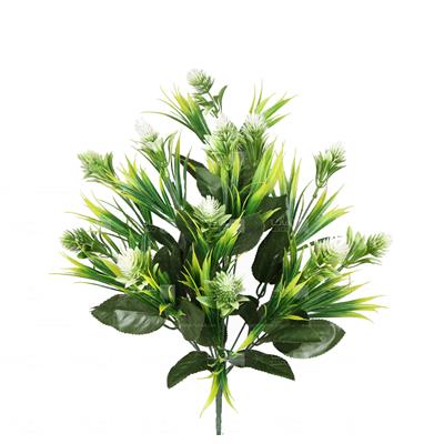 گیاه مصنوعی مدل بوته گلهای خار سفید