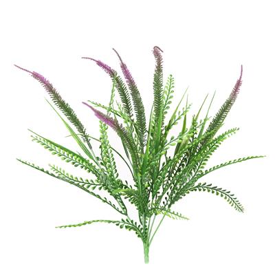 گیاه مصنوعی مدل بوته تزئینی دم روباهی با رنگ بنفش