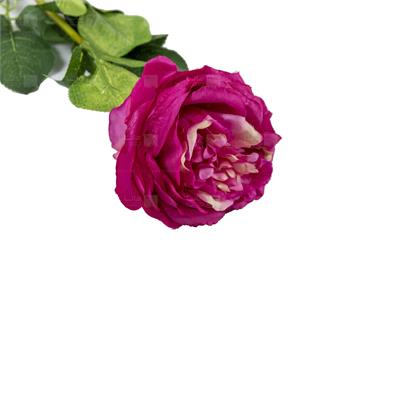 گل مصنوعی مدل رز رویال سرخابی