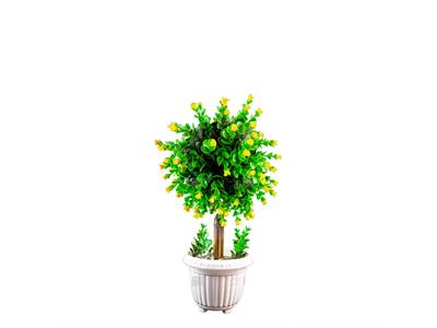 گلدان درختچه مصنوعی مدل شمشاد