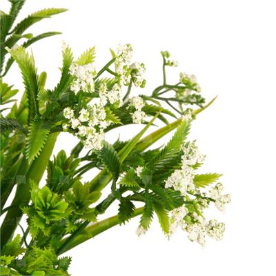 گیاه مصنوعی مدل بوته لیمونیوم سفید