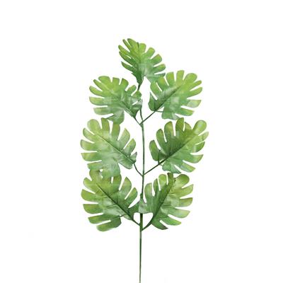 گیاه مصنوعی مدل برگ انجیر سبز تیره و روشن