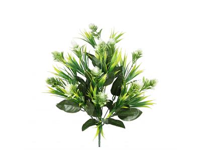 گیاه مصنوعی مدل بوته گلهای خار سفید