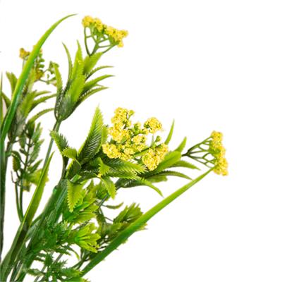 گیاه مصنوعی مدل بوته لیمونیوم زرد