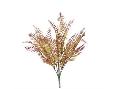 گیاه مصنوعی مدل سرخس زرد و نانجی