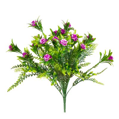 گیاه مصنوعی مدل بوته میخک سرخابی