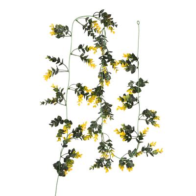 ریسه گل مصنوعی مدل ویولت سبز و زرد