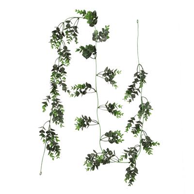 ریسه گل مصنوعی مدل ویولت سبز دو رنگ