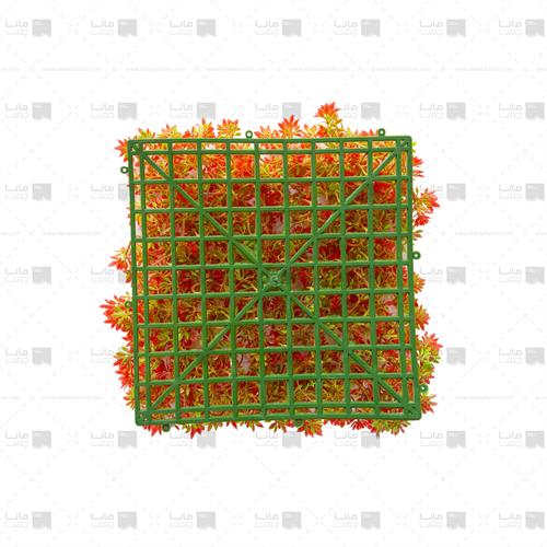 دیوار سبز خورشیدی رنگ نارنجی و سفید 2