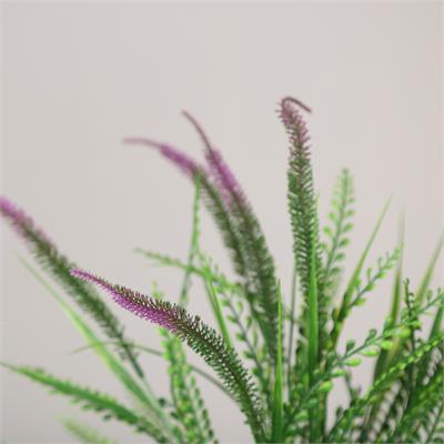 گیاه مصنوعی مدل بوته تزئینی دم روباهی با رنگ بنفش