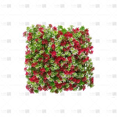 دیوار سبز خورشیدی رنگ سبز، سفید و قرمز ابعاد 25*25