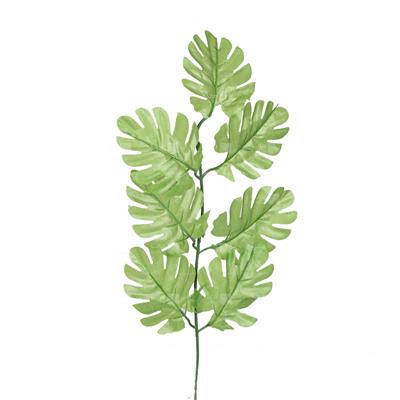 گیاه مصنوعی مدل برگ انجیر سبز روشن
