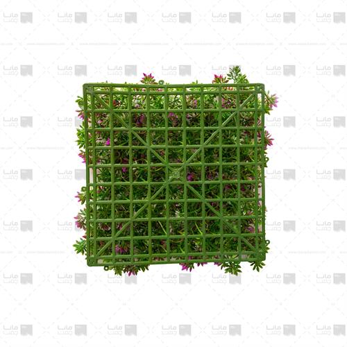 دیوار سبز خورشیدی رنگ سبز، سفید و بنفش1