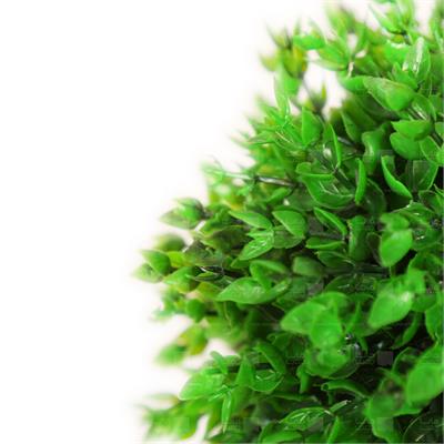 گل مصنوعی توپی مدل پونه سبز سایز کوچک